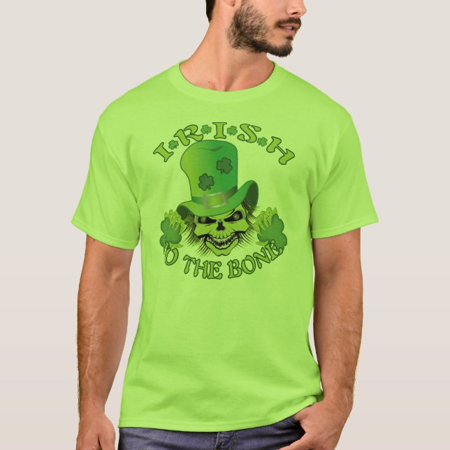 Camiseta Cráneo irlandés (Anverso)