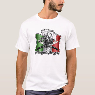 Camiseta Cráneo italiano del cocinero: ¡Mangia! ¡Mangia!