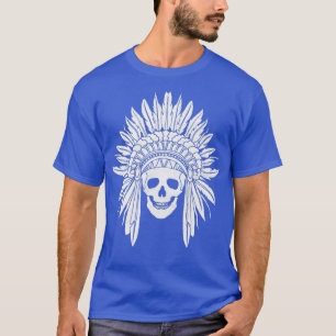 Camiseta Cráneo nativo americano
