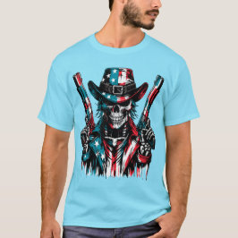 Camiseta Cráneo patriótico