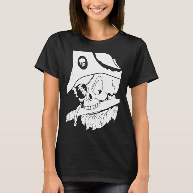 Camiseta cráneo personalizado (Anverso)