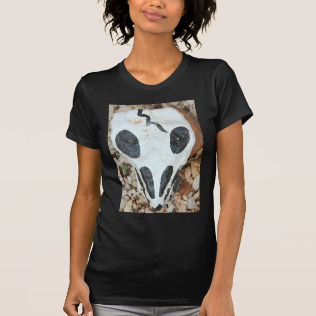 Camiseta cráneo pintado (Anverso)