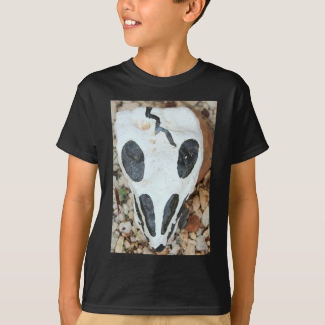 Camiseta cráneo pintado (Anverso)