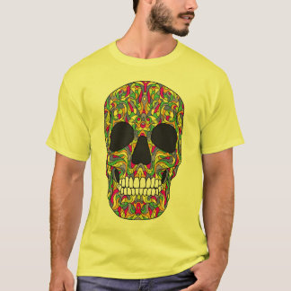 Camiseta Cráneo psicodélico