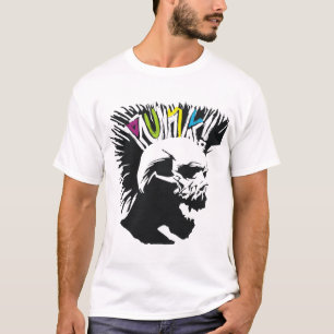 Camiseta Cráneo punky