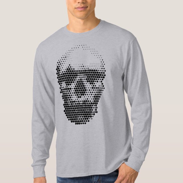 Camiseta Cráneo punteado (Anverso)