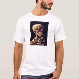 Camiseta Cráneo que fuma de Van Gogh
