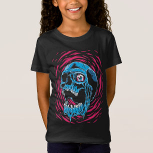 Camiseta Cráneo que se derrite: Terror Psicodélico