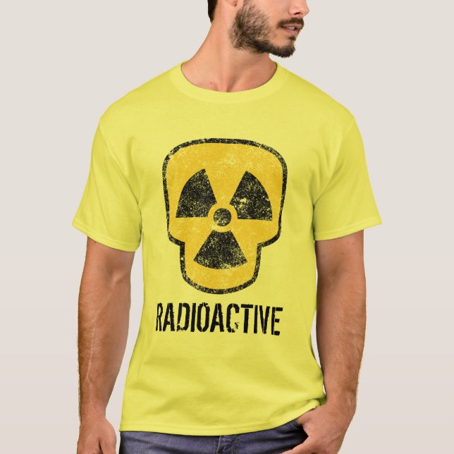 Camiseta Cráneo radiactivo (Anverso)
