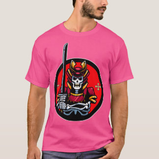 Camiseta cráneo samurai