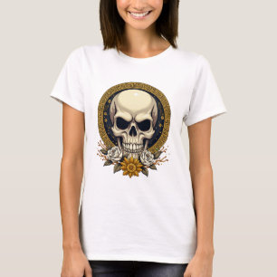 Camiseta Cráneo Siniestro: Una Fusión Escalofriante