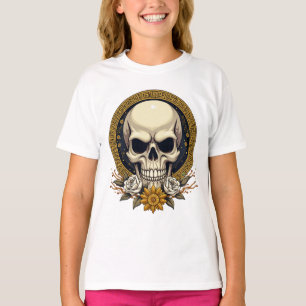 Camiseta Cráneo Siniestro: Una Fusión Impresionante