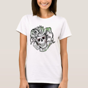 Camiseta Cráneo "todo del comodín del pelotón el   del