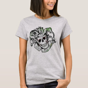 Camiseta Cráneo "todo del comodín del pelotón el   del