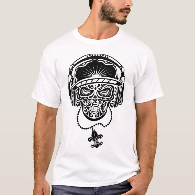CAMISETA CRÁNEO TRIBAL (Anverso)