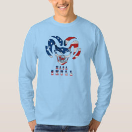Camiseta Cráneo Ultra Maga | Larga manga de los hombres