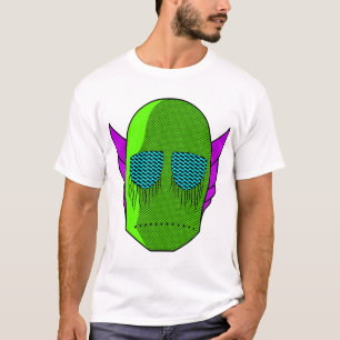 Camiseta Cráneo verde
