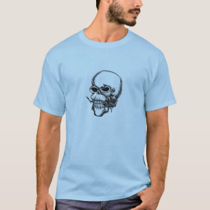 Camiseta cráneo y 2 subiós
