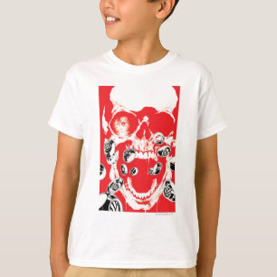 Camiseta Cráneo y anillos - rojo