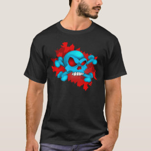 Camiseta Cráneo y bandera pirata
