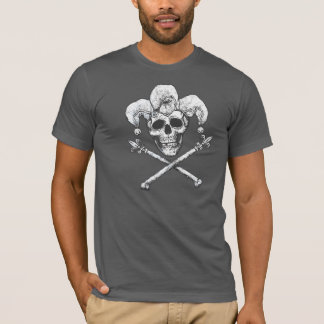 Camiseta Cráneo y bandera pirata del comodín