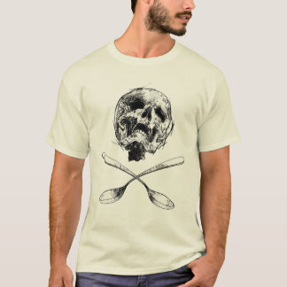 Camiseta Cráneo y cucharas