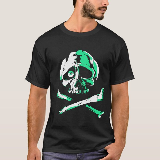 Camiseta Cráneo y huesos de EoV (Anverso)