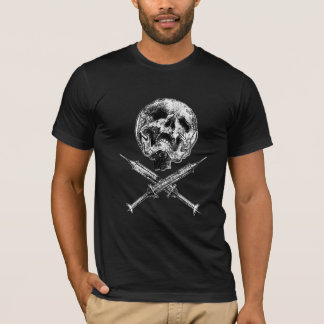 Camiseta Cráneo y jeringuillas