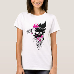 Camiseta Cráneo-y-Rizos