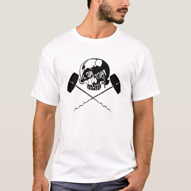 Camiseta Cráneo y sacacorchos (Anverso)