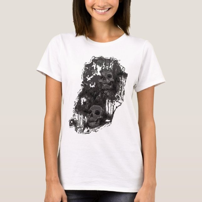 Camiseta cráneos (Anverso)