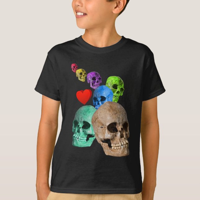 Camiseta ¡Cráneos! (Anverso)
