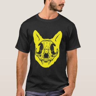Camiseta Craneos de gato felino Punk Metal Grunge