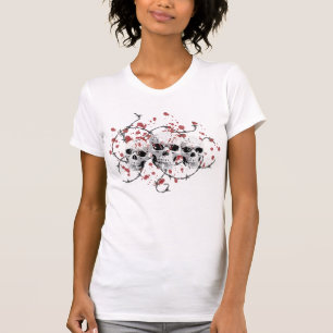 Camiseta Cráneos de púas