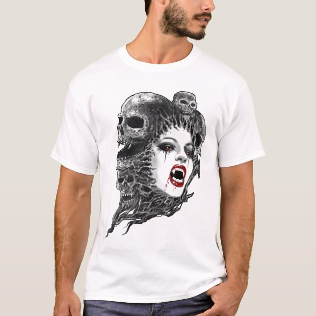 CAMISETA CRÁNEOS DEL VAMPIRO (Anverso)