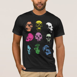 Camiseta Cráneos espeluznantes de Fluo