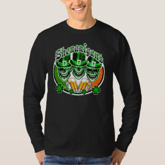 Camiseta Cráneos irlandeses de risa del Leprechaun: