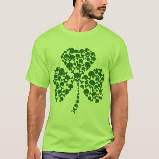 Camiseta Cráneos irlandeses del trébol