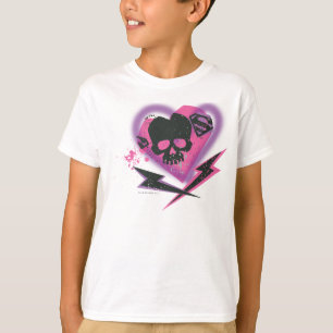 Camiseta Cráneos y relámpago de Supergirl