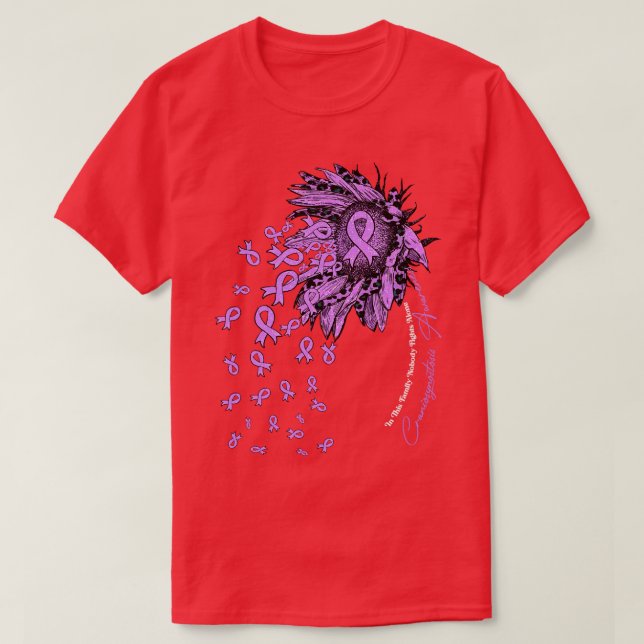 Camiseta Craniosinostosis Sensibilización sobre el girasol  (Diseño del anverso)