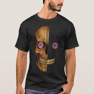 Camiseta Craniu Femenino del Skeleton de Guay Creepy Spooky