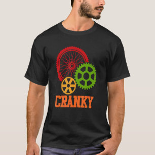 Camiseta Cranky Bicicleta Ciclismo Ciclismo Ciclismo Bicicl