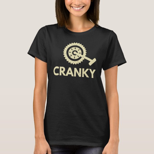 Camiseta Cranky / Bicicleta/ Ciclista (Anverso)