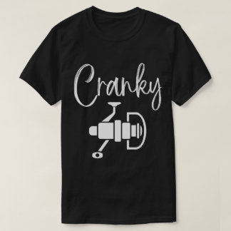 Camiseta Cranky Funny Fishing Lover Retro