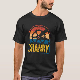 Camiseta Cranky Retro Cycling Gear Funny Bike Design