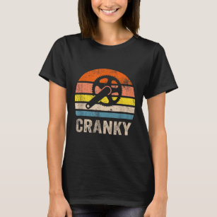Camiseta Cranky Vintage Sun Funny Amantes de la bicicleta C