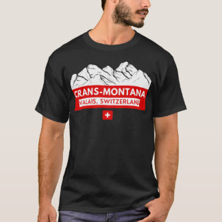 Camiseta Crans Montana Valais Suiza Skyboard Snowboard
