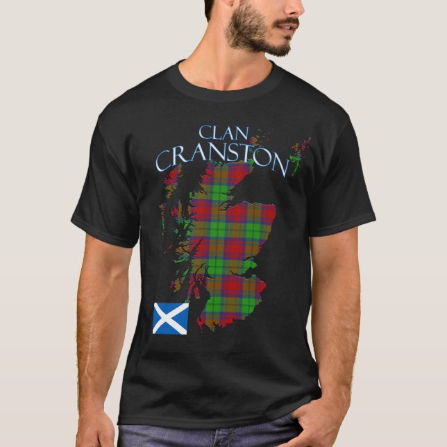 Camiseta Cranston Dress Scottish Clan Tartan Scotland (Anverso)