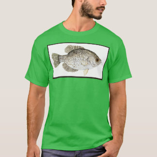 Camiseta Crappie negro