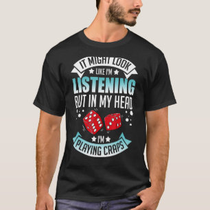 Camiseta Craps Tabla Crapshot Estrategia Reglas Juego Dados